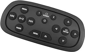 EMIHO Video Remote Control Replace 84012997 Fit for Chevy GMC Buick Cadillac 2013-2021, DVD Entertainment Remote Control Rear Overhead Display Screen Control Replace 23432161 23352035