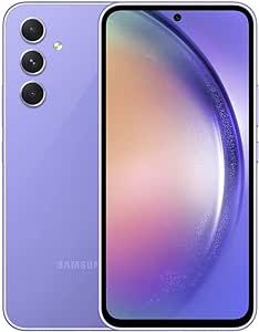 SAMSUNG Galaxy A54 5G + 4G LTE (128GB + 6GB) Unlocked Worldwide Dual Sim (Only T-Mobile/Mint/Metro USA Market) 6.4" 120Hz 50MP Triple Cam + (25W Wall Charger) (Awesome Violet (SM-A546M))