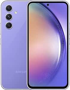 SAMSUNG Galaxy A54 5G + 4G LTE (128GB + 8GB) Unlocked Dual Sim (Only T-Mobile/Mint/Metro USA Market) 1 Year Latin America 6.4" 120Hz 50MP Triple Cam + (25W Charger) (Awesome Violet (SM-A546M))