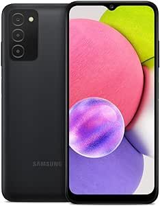 SAMSUNG Galaxy A03s Cell Phone, Factory Unlocked Android Smartphone, 32GB, 3 Camera Lenses, Infinity Display Screen, Long Battery Life, Expandable Storage, US Version, Black