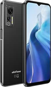 Ulefone Unlocked Cell Phones, Note 14 Android 12 Unlocked Smartphones, 4500mAh Battery, 8GB + 64GB, 6.52" Waterdrop Display, Ultra-Slim Lightweight, Dual AI Camera, GPS OTG, US Version - Black