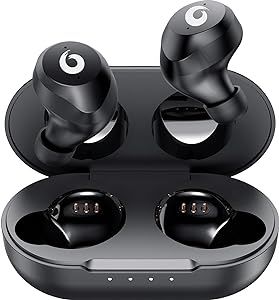 Hikapa X9 Wireless Earbuds Bluetooth 5.3 Headphones Waterproof Stereo Earphones in Ear Touch Control with Microphone Headset with Deep Bass for Sport, Gaming and Running(Black)
