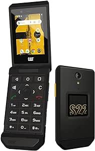 Cat S22 Flip (16GB) 2.8" Touchscreen, Android 11, IP68 Water Resistant, 4G LTE GSM (T-Mobile Unlocked for MetroPCS, Global) (Black)