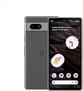 Google Pixel 7a - Unlocked Android Cell Phone - Smartphone with Wide Angle Lens and 24-Hour Battery - 128 GB – Charcoal