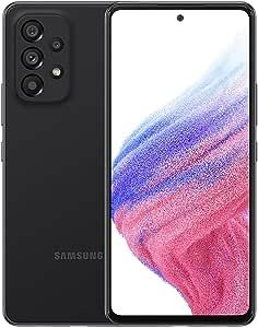 Samsung Galaxy A53 5G A Series Cell Phone, Factory Unlocked Android Smartphone, 128GB, 6.5” FHD Super AMOLED Screen, Long Battery Life, US Version, Black (Renewed)
