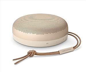 Bang & Olufsen Beosound A1 (2nd Generation) Wireless Portable Waterproof Bluetooth Speaker with Microphone, Gold Tone