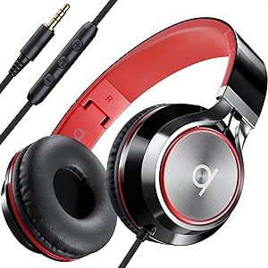Artix CL750 On-Ear Headphones for Laptop, Computer, Cell Phone & Tablet with 3.5mm Jack — Adults & Kids Headphones Wired, Headphones Plug in, Head Phones for Laptop, Headphones with Wire (Aux 3.5 mm)