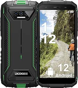 DOOGEE Rugged Phones Unlocked 2023, S41, 4G Dual Sim Rugged Phone Android 12, 6300mAh Battery, 5.5" HD Screen Rugged Phone, 6GB+16GB SD 1TB, IP68 Waterproof Outdoor Military Grade Android Phone, GPS