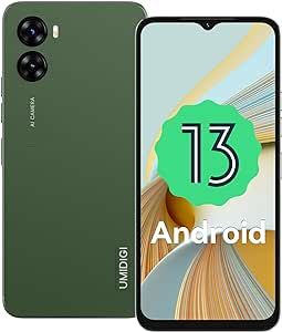 UMIDIGI Unlocked Cell Phone G3 Plus,Android 13 Smartphone,7G(4G+3G)+128G(1TB Expandable), Dual Sim 4G LTE Mobile Phone,Octa Core,6.52" HD+,5150mAh, Dual Speaker,Long Battery Life,Smartphone Unlocked