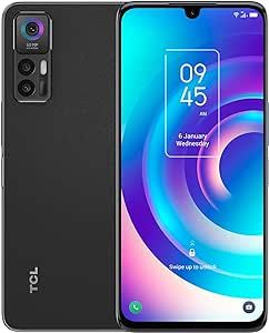 TCL 30 5G |2022|Cell Phone 5G Unlocked Smartphone, 4/128GB, 50MP Camera, 5010mAh Battery, 6.7” FHD+ AMOLED Display, android 12, US Verizon, Single-SIM, Tech Black (NO Boost/Spectrum/Xfinity/Assurance)